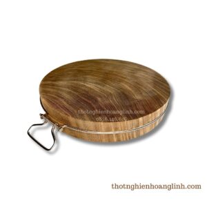 Thớt gỗ nghiến đường kính 39cm